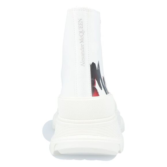 Alexander McQueen Tread Slick Boots 'White Graffiti' - Picture 3 of 5